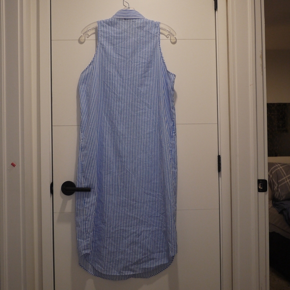 Lauren Sleeveless Collared Shirt Dress - Picture 4 of 5
